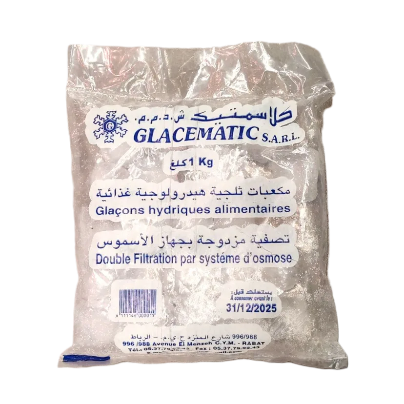Glaçons 1Kg - GLACEMATIC